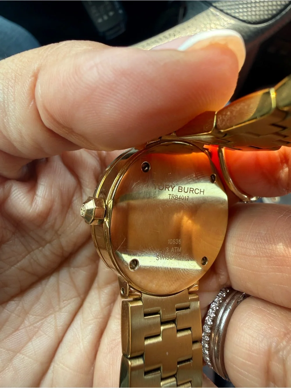 Tory Burch Stainless Steel Women's Watch - Black Dial